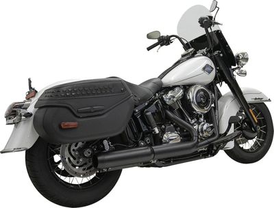 Slip-on ljuddämpare Bassani Xhaust Baffle 4" Softail 25-upp svart