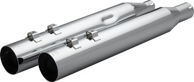 Slip-on ljuddämpare Khrome Werks HP-Plus rak Touring 17-upp krom