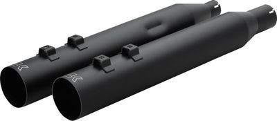 Slip-on ljuddämpare Khrome Werks HP-Plus Ripper rak Touring 17-upp svart