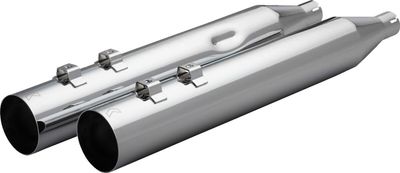 Slip-on ljuddämpare Khrome Werks HP-Plus rak Touring 96-16, Trike 14-21 krom