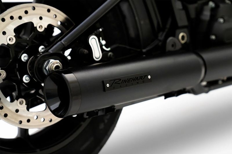 Slip-on ljuddämpare Rinehart Racing HP40 Softails 4" Softail 25-upp svart