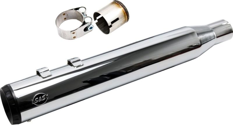 Avgassystem S&S Swindler Conversion 2 4 Touring 17-upp krom