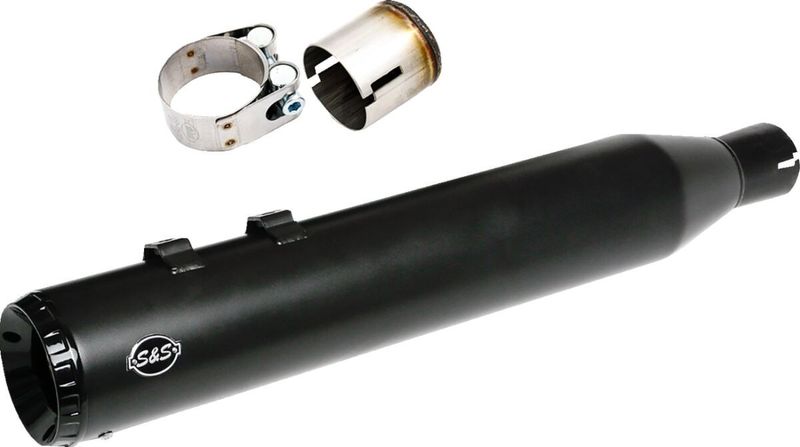 Avgassystem S&S Swindler Conversion 2 4.5 Touring 17-upp svart