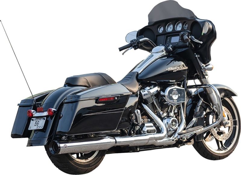 Avgassystem S&S Swindler Conversion 2 4.5 Touring 17-upp krom