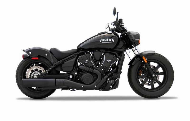 Slip-on ljuddämpare Rinehart Racing Scout 4.5 svart Indian 24-upp