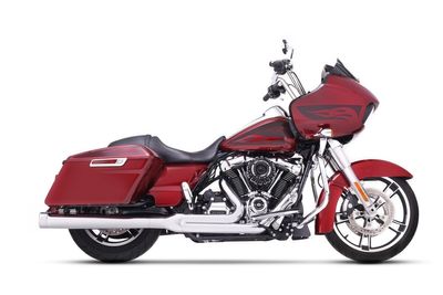 Avgassystem Rinehart Racing FLH 2 Into-1 Touring 17-upp krom