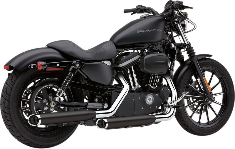 Slip-on ljuddämpare Cobra 3" svart XL Sportster 04-13