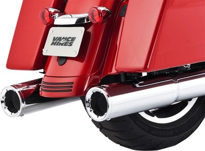 Slip-on ljuddämpare Vance & Hines Hi-Output krom FLT/Touring 17-26