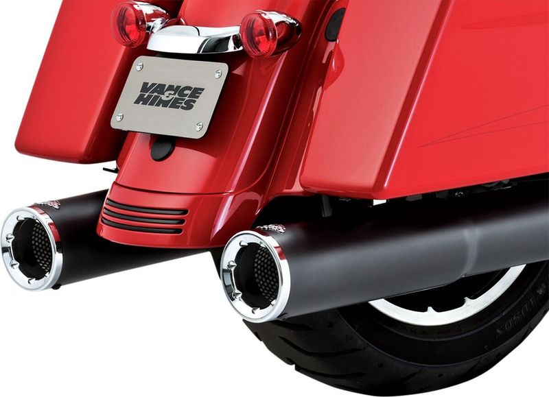 Ljuddämpare Vance & Hines Hi-Output slip-on svart FL 17-19
