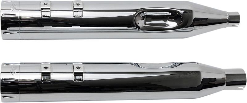 Ljuddämpare S&S MK45 4-1/2" Touring 17-upp, Trike 17-18 krom