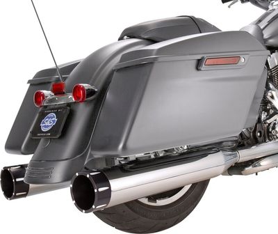 Ljuddämpare S&S MK45 4-1/2" Touring 17-upp, Trike 17-18 svart
