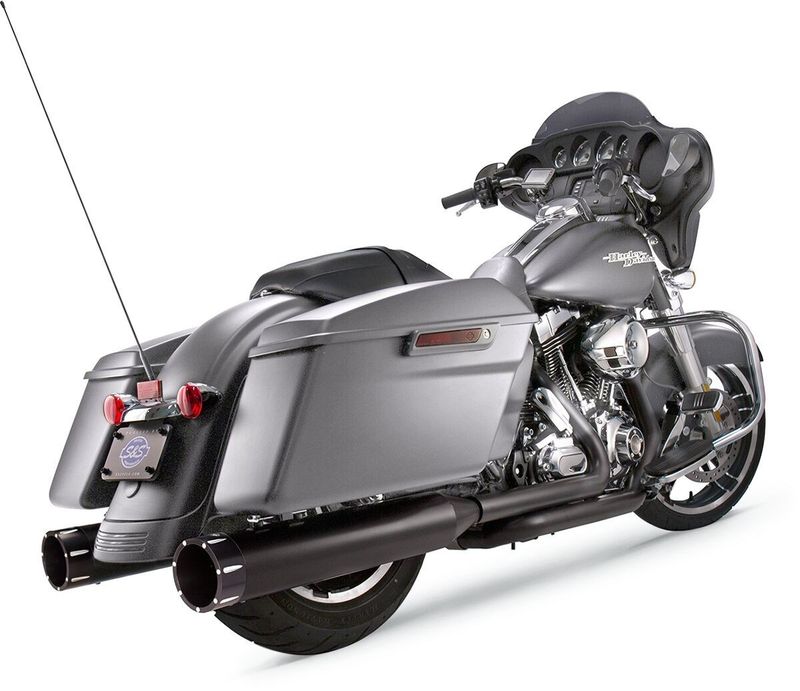 Ljuddämpare S&S MK45 4-1/2" svart Touring 17-upp