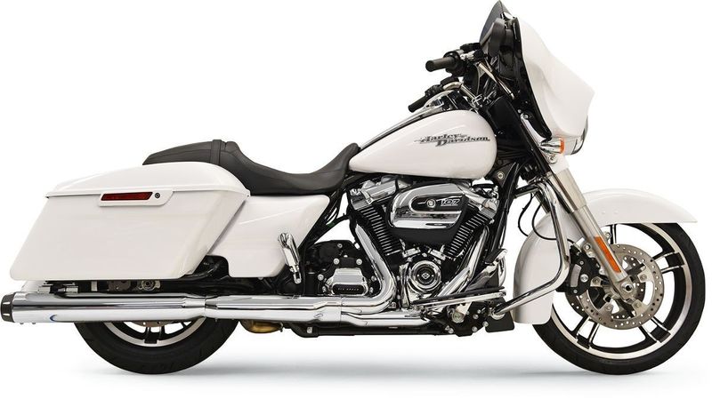 Slip-on ljuddämpare Bassani Xhaust Touring 17-upp krom
