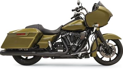 Slip-on ljuddämpare Bassani Xhaust Touring 17-upp svart