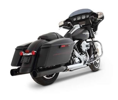 Slip-on ljuddämpare Rinehart Racing Duals 4" Touring 17-24 svart