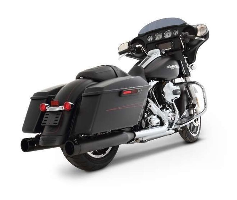 Slip-on ljuddämpare Rinehart Racing Duals 4" Touring 17-24 svart