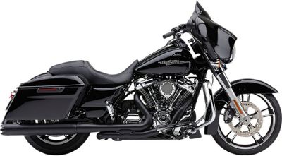 Slip-on ljuddämpare Cobra rund svart Touring 17-upp