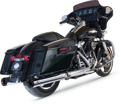 Slip-on ljuddämpare S&S Grand National krom Touring 17-upp
