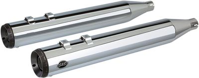 Slip-on ljuddämpare S&S Grand National Touring 99-16, Trike 14-21 krom