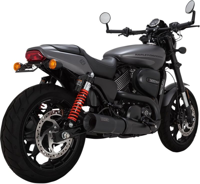 Slip-on ljuddämpare Vance & Hines Hi-output svart XG500/750 Street 15-20