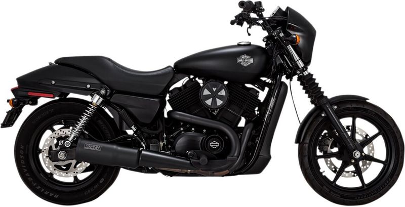Slip-on ljuddämpare Vance & Hines Hi-output svart XG500/750 Street 15-20