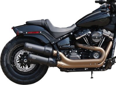 Slip-on ljuddämpare S&S Grand National svart Softail 18-23