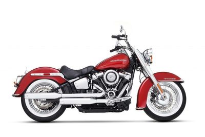 Slip-on ljuddämpare Rinehart Racing Duals Softails 3.5 krom Softail 18-24 500-1210C