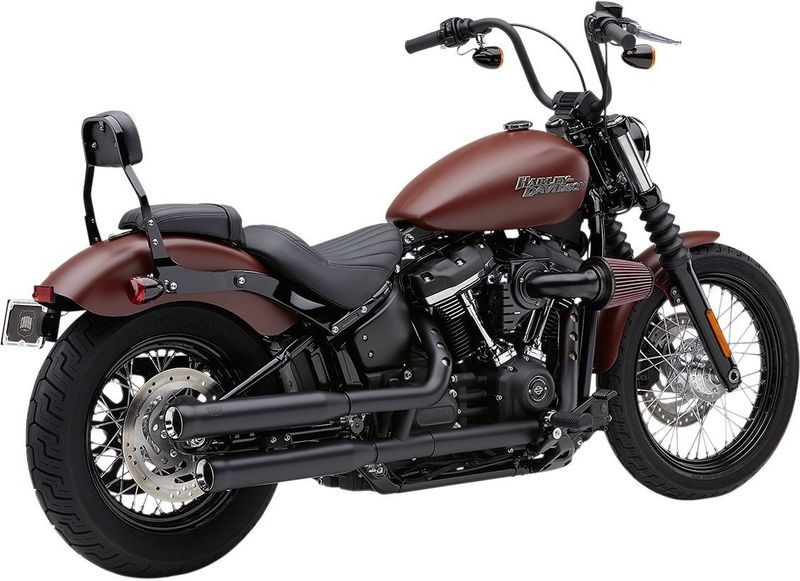 Slip-on ljuddämpare Cobra NH 3" Softail FXBR/S Breakout 18-20 m.fl. svart