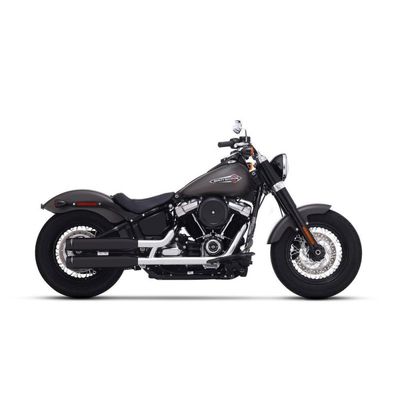 Slip-on ljuddämpare Rinehart Racing Duals Softails 3.5 svart Softail 18-24 500-1201