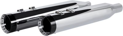 Slip-on ljuddämpare Khrome Werks HP-Plus Preformance Turbine 4-1/2" Touring 17-upp krom