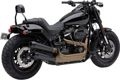 Slip-on ljuddämpare Cobra El Diablo 4" svart FXFB/S Softail Fat Bob 18-20