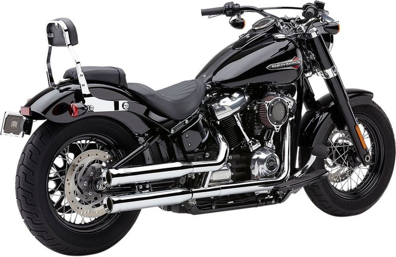 Slip-on ljuddämpare Cobra NH 3" Softail Softail FLHC/S m.fl. krom