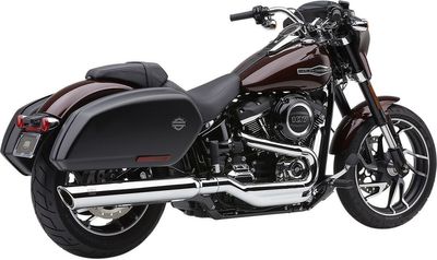 Slip-on ljuddämpare Cobra 909 Twins 4" Softail FLSB Sport Glide 107 krom