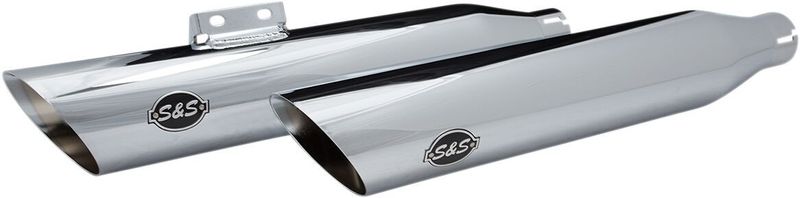 Slip-on ljuddämpare S&S Slash-Cut krom Softail 18-23 550-0736