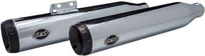 Slip-on ljuddämpare S&S Grand National krom svart Softail 18-23 550-0738