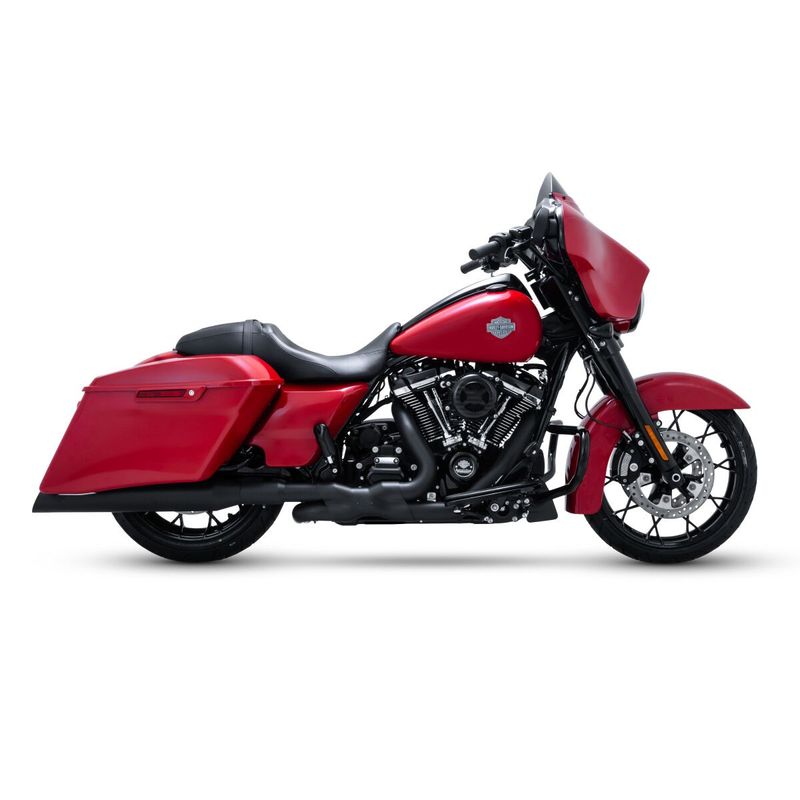Avgasrör Vance & Hines Duals PCX svart FLT/Touring 17-25