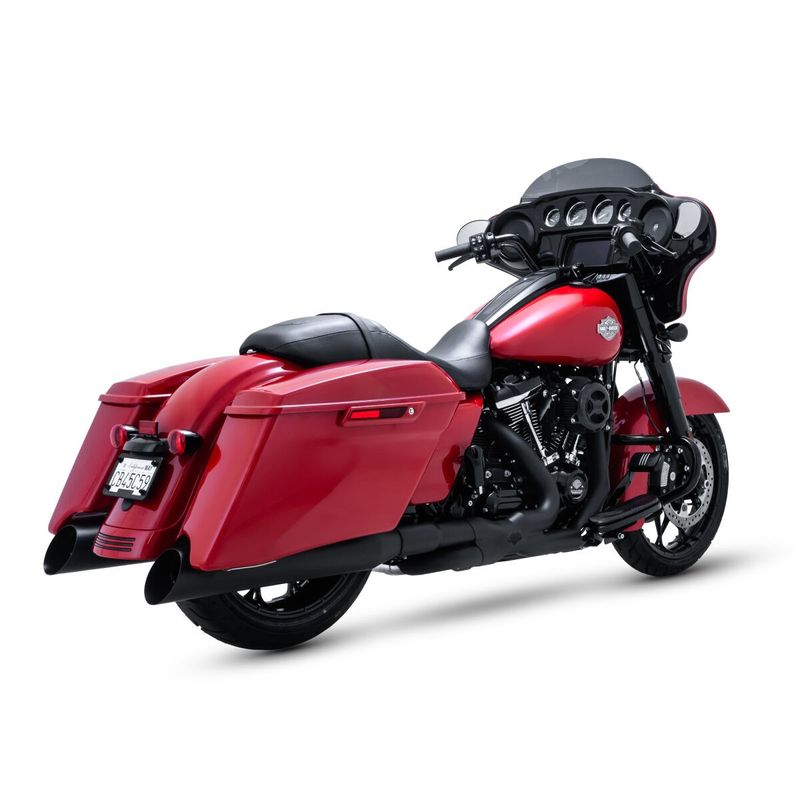 Avgasrör Vance & Hines Duals PCX svart FLT/Touring 17-25