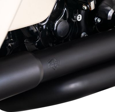 Grenrör korsade Vance & Hines PCX Dresser Duals svart FLT/Touring 17-25