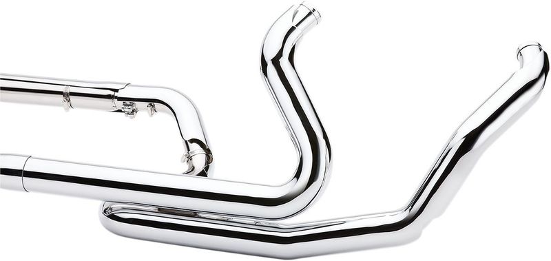 Avgasrör Cobra Powerport Headpipes dubbel krom Touring 96-16, Trike 14-16