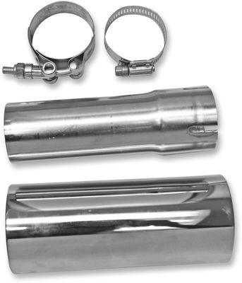 Adapter ljuddämpare Bassani Xhaust krom Touring 10-15, Trike 14-15