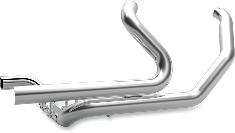 Avgasrör Khrome Werks Aggressor 2 into-1-into-2 krom Touring 93-08