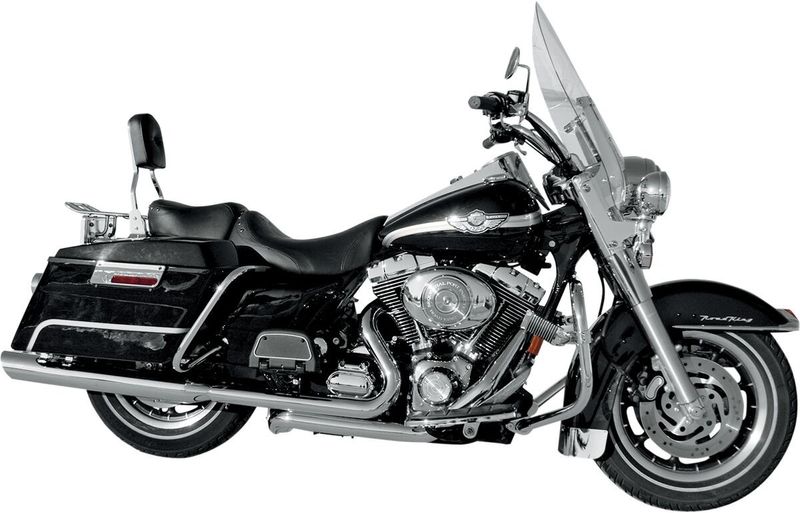 Avgasrör Khrome Werks Aggressor 2 into-1-into-2 krom Touring 93-08