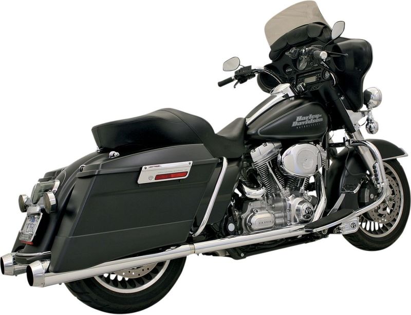 Avgasrör Bassani Xhaust True-Dual Crossover krom H-D 95-15