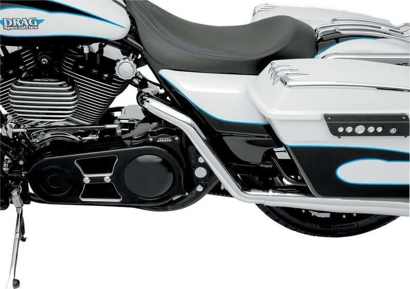 Grenrör korsade Vance & Hines Dresser Duals krom FLT/Touring 95-08