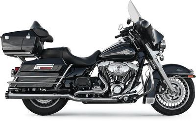 Avgasrör Bassani Xhaust True-Dual Headpipes dubbel Touring 09-16, Trike 14-16 krom