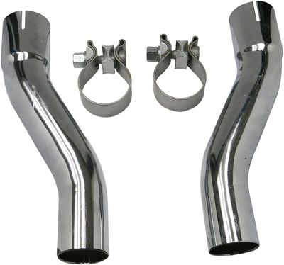 Adapter ljuddämpare Bassani Xhaust krom Trike 14-16