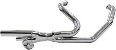 Avgasrör Bassani Xhaust 2x 2 Headpipes dubbel krom Touring 09-16