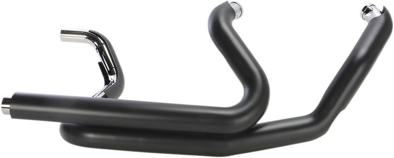 Grenrör dubbla Cobra med Power Port dubbla lambdafästen 12mm FLT/Touring 10-16