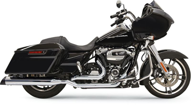 Avgasrör Bassani Xhaust True-Dual Headpipes Touring 17-upp krom