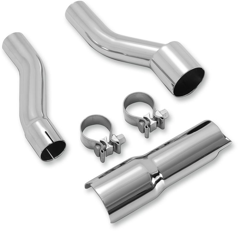 Adapter Vance & Hines dubbel FLHTCUTG Tri Glide Trike 17-25 krom